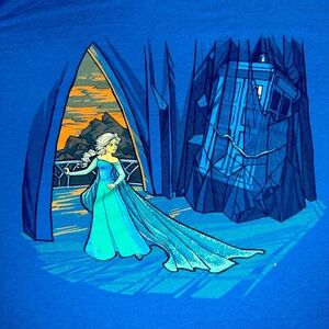 Karen Hallion Limited Print Frozen Doctor Who TeeFury Mashup Shirt